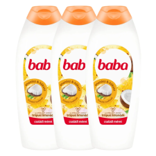 Baba Trópusi Limonádé Tusfürdő Kókusz és ananász illat 3x750ml tusfürdők