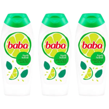 Baba zöldcitrom és mentás tusfürdő 3x400 ml tusfürdők