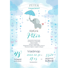  Babaköszöntő, baba születési tábla, falikép grafika, keretezett kép