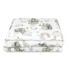 Babastar BS Ágynemű HUZAT 2 részes 100x135cm - Szivárványos Elefánt babaágynemű, babapléd