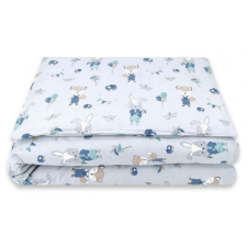 Babastar BS Ágynemű HUZAT 2 részes 100x135m - Róka és Nyuszi kék babaágynemű, babapléd