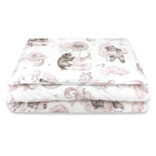 Babastar BS Babaágynemű 2 részes - Felhőn alvó állatok rózsaszín babaágynemű, babapléd