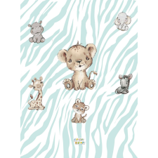 Babastar merev pelenkázó lap 50*70 cm - kék szafari pelenkázó matrac