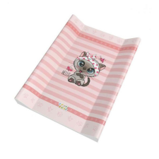 Babastar merev pelenkázólap 50x70cm - Hello Cica pillangóval - Rózsaszín pelenkázó matrac