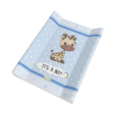 Babastar merev pelenkázólap 50x80cm - It's a Boy! Zsiráf - Kék pelenkázó matrac
