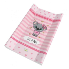 Babastar merev pelenkázólap 50x80cm - It's a Girl! Koala - Rózsaszín pelenkázó matrac