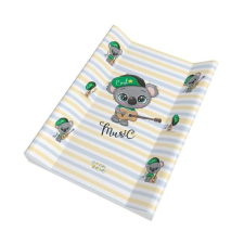 Babastar Puha 2 ékes pelenkázólap 50x70cm - Koala gitárral - Szürke pelenkázó matrac