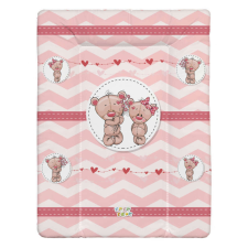  Babastar puha pelenkázó lap 50*70 cm - Macipár rózsaszín pelenkázó matrac