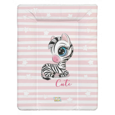 Babastar puha pelenkázó lap 50*70 cm - Rózsaszín zebra pelenkázó matrac