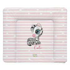 Babastar puha pelenkázó lap 75*72 cm - Rózsaszín zebra pelenkázó matrac