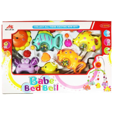Babe Bed Bell Műanyag tengeri állatos forgó zenélő bébijáték kiságyra
