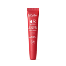  Babé nappali színezett szájfény és pirosító SPF50 piros 20 ml ajakápoló