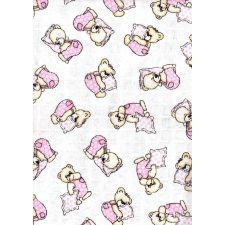 Baby Bruin Kifogó 90x100cm - Maci #rózsaszín babatörülköző, kifogó
