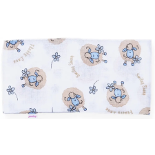 Baby Bruin Nyomott Mintás Textil Pelenka 2 db-os - Kék Bárány mosható pelenka