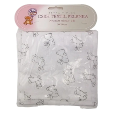 Baby Bruin nyomott mintás textilpelenka 2db mosható pelenka