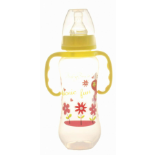Baby Bruin polipropilén fogantyús cumisüveg, 240ml virágos cumisüveg