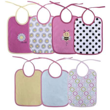 Baby Care 7Darab-os előke, megkötős - Girl előke