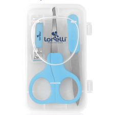  Baby Care manikűr szett tartóban - kék babaápolási kellék