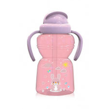 Baby Care szívószálas sportitató 325ml - Blush Pink itatópohár