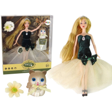 Baby Doll Emily Hosszú hajú cica Virág 13911 baba