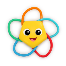 Baby Einstein Rágóka csörgővel Soothing Star BPA mentes 0hó+ rágóka