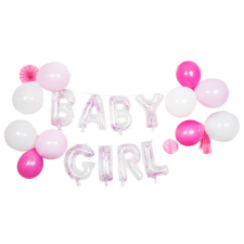  Baby Girl fólia lufi, léggömb szett party kellék