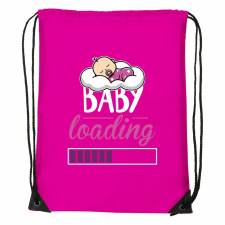 Baby loading lány - Sport táska magenta tornazsák