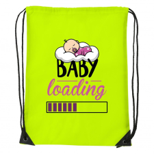  Baby loading lány - Sport táska sárga tornazsák