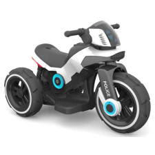 BABY MIX 3 kerekű Elektromos motor hang-és fényeffekttel - Police #fehér elektromos járgány