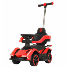 BABY MIX Bébitaxi tolókarral Baby Mix Speed piros lábbal hajtható járgány