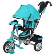 BABY MIX Gyerek háromkerekű bicikli Baby Mix Lux Trike kék tricikli