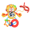 BABY MIX Plüss játék csörgővel Baby Mix gepárd