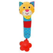 BABY MIX sípoló csörgő plüss tigris csörgő