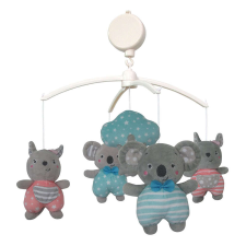 BABY MIX zenélõ-forgó Kenguru és koala bébijáték kiságyra