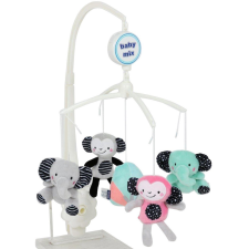 BABY MIX zenélő-forgó Zoo bébijáték kiságyra