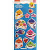  Baby Shark Aquatic pufi szivacs matrica szett
