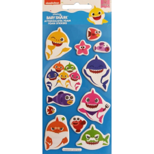 Baby Shark Aquatic pufi szivacs matrica szett matrica
