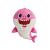 Baby Shark Baby shark - zenélő plüss - anya cápa