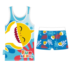 Baby Shark Fun Day trikó + boxer szett, rövid pizsama 2-7 év gyerek hálóing, pizsama