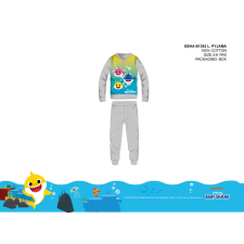 Baby Shark gyerek pizsama kisfiúknak - jersey pamut pizsama - szürke - 98 gyerek hálóing, pizsama