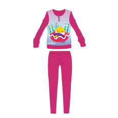  Baby Shark gyerek pizsama kislányoknak - jersey pamut pizsama - pink - 110