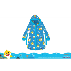 Baby Shark mikroszálas kapucnis köntös gyerekeknek