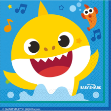  Baby Shark Music szalvéta 16 db-os 33x33 cm party kellék