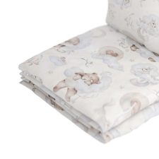 Baby Shop 2 részes babaágynemű - Felhőn alvó állatok kék babaágynemű, babapléd