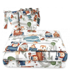  Baby Shop 3 részes ágynemű garnitúra - Állatok a vonaton babaágynemű, babapléd