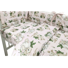 Baby Shop 3 részes ágynemű garnitúra - Baba állatok rózsaszín babaágynemű, babapléd