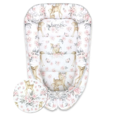  Baby Shop babafészek 55x75 cm - Rózsaszín őzike babafészek