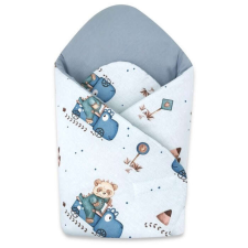 Baby Shop kókuszpólya 75x75cm - Kék Dinó Autó pólya