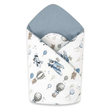 Baby Shop kókuszpólya 75x75cm - Kék repülőgép pólya