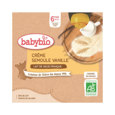 BABYBIO Kapszula vanília krém darabos 4x 85 g alapvető élelmiszer